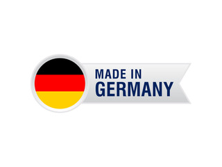 Made In germany stamp sticker label vector design