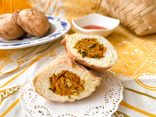 traditional pastry called empanadas or panada.