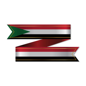 recommend clip art: Made in Sudan, badge or label with flag isolated on white background. Vector illustration.