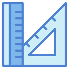 Ruler two tone icon style