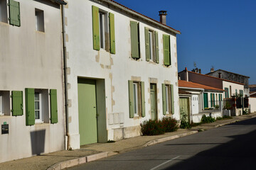 Fototapeta na wymiar Rivedoux Plage, France - october 10 2022 : picturesque village