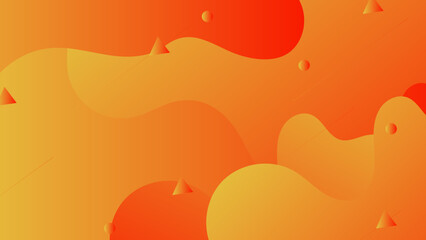 Abstract colourful orange minimal background. Vector abstract graphic design banner pattern presentation background wallpaper web template.