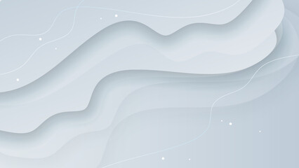 White abstract on gray background