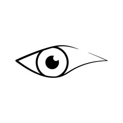 ye vector icon. Open eye icon, The eye of the beholder. vector icon Web design icon. Symbol of the human eye. eps 1o