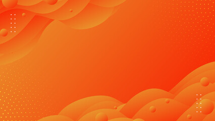 Abstract gradient orange modern design background. Vector abstract graphic design banner pattern presentation background wallpaper web template.