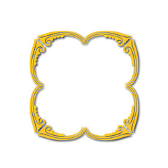 Frame, in the style of an ornament, Vector illustration eps 10, Art.	