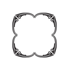 Frame, in the style of an ornament, Vector illustration eps 10, Art.	