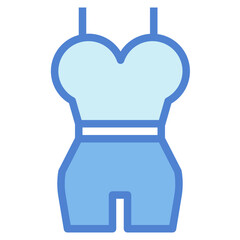 swimsuit two tone icon style