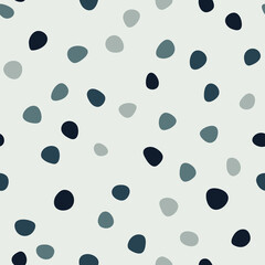 Seamless pattern with abstract spots