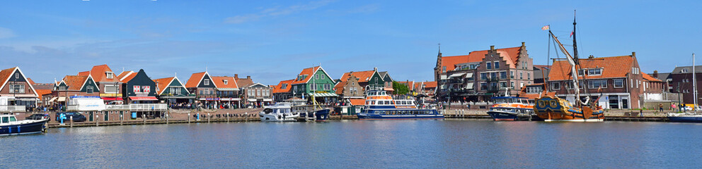 Edam Volendam, Netherlands - may 22 2022 : touristy city centre