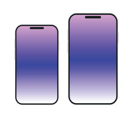 smartphone mockup realize design vector