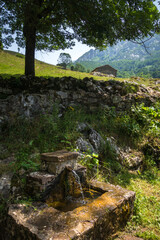 Fountain in Picos de Europa, Asturias, Spain