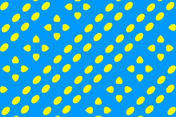 Geometric pattern in the colors of the national flag of Palau. The colors of Palau.