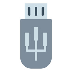 usb flat icon style