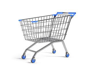 shopping cart isolated on white background