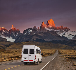 Mount Fitz Roy at sunrise