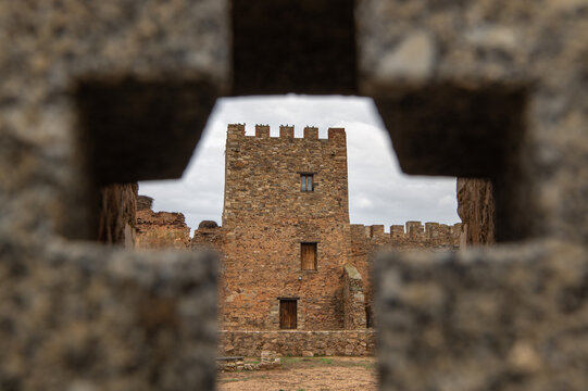 Castle palace in Alija del Infantado in the province of Le&oacute;n, Castilla y Le&oacute;n, Spain
