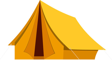 Camping tent icon.