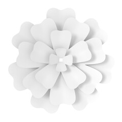 3D paper flower.
