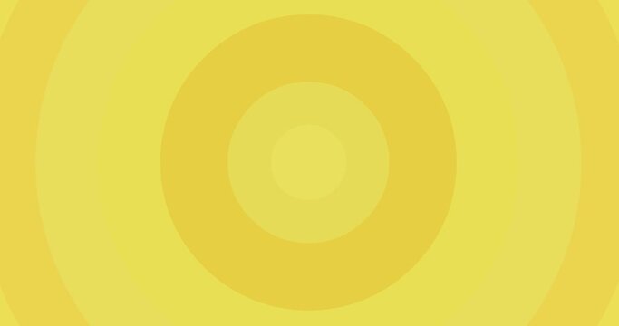animated background circle of rays spread in the middle of yellow gradation