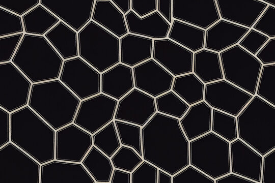 Vertical shot of Geometric seamless textile pattern 3d illustrated © Dyeru