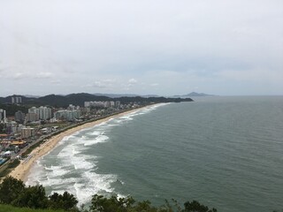aerial view of beach