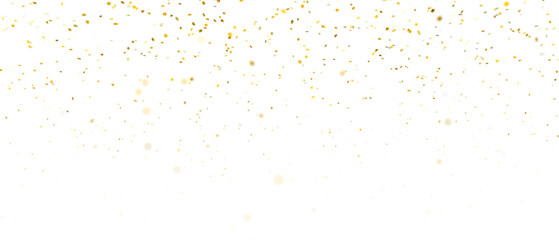 Gold confetti stars. - obrazy, fototapety, plakaty