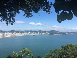 beach in the mountains
