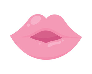 female pink lips