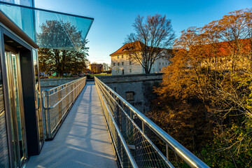 Stadtbummel durch die Landeshauptstadt Erfurt an einem sonnigen Herbsttag - Thüringen - Deutschland