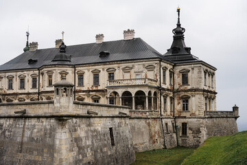 Fototapeta premium Old palace Pidhirtsi Castle, Lviv region, Ukraine.