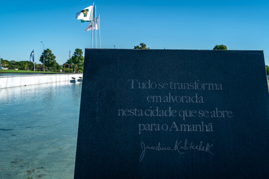 Brasilia, Brazil - February 28, 2022: Juscelino Kubitschek, JK Memorial