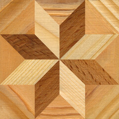 Wooden marquetry can be patterns created from the combination of wood pine hornbeam, wooden floor,...