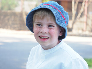 portrait of a smiling child