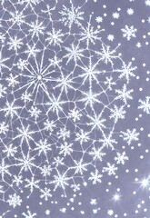 I am a delicate snowflake, unique in all the world. I was born high in the sky, where cold winds blow and clouds form. For a time, I was part of a great storm, tumbling through the air