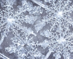 The snowflake crystal is a beautiful sight. It's delicate and unique, with intricate patterns that are fascinating to look at.