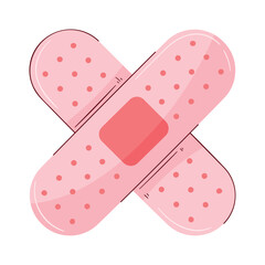 cure bandages crossed