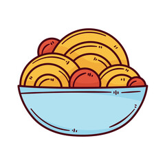 spaghetti with meatballs