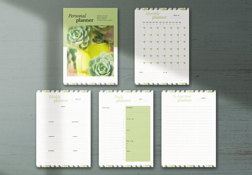 Week and Month Planner 2023 Layout