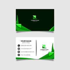 professional business card template design vector