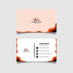 creative business card abstract template design