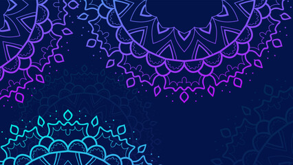 Luxury mandala background with arabesque pattern arabic islamic east style. Decorative meditation ornamental mandala for print, poster, cover, brochure, flyer, banner.