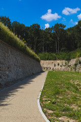 part of the old military fortification