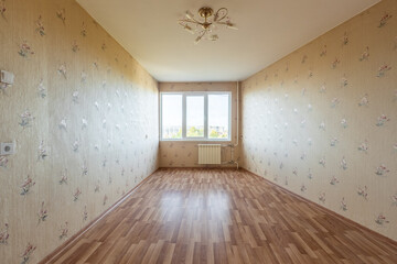 Empty room finished and ready to move in