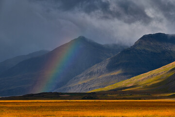Tęcza na Islandi © Waldemar