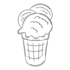 Coloring Illustration in hand draw style