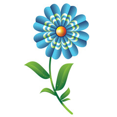 blooming flower design for decoration