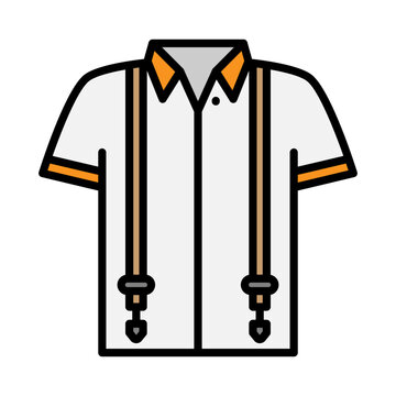 Illustration of Formal Shirt design Icon