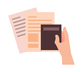 working with calculator