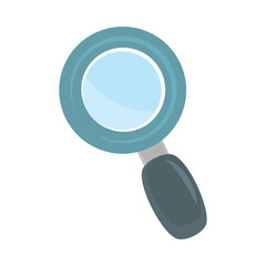 magnifier icon isolated
